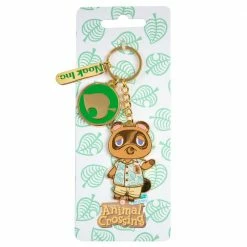 Bioworld Nintendo Animal Crossing Tom Nook Metal Keychain