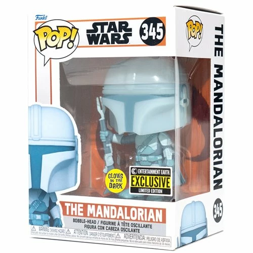 Funko Star Wars: The Mandalorian Hologram Glow In The Dark Pop! Vinyl Figure Exclusive