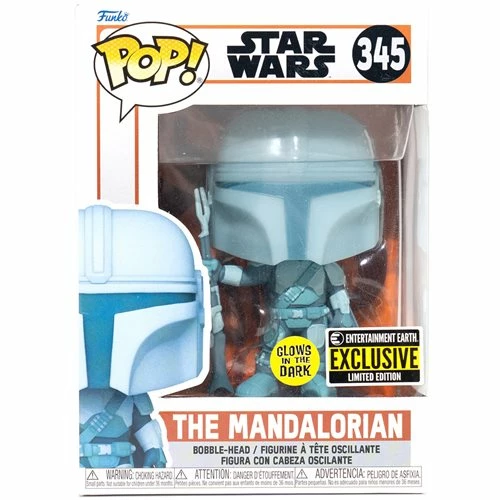 Funko Star Wars: The Mandalorian Hologram Glow In The Dark Pop! Vinyl Figure Exclusive
