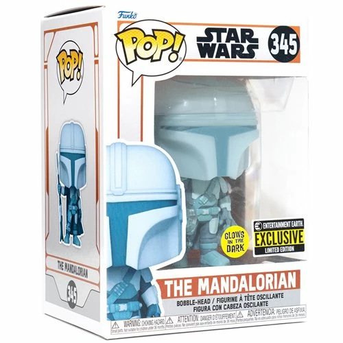 Funko Star Wars: The Mandalorian Hologram Glow In The Dark Pop! Vinyl Figure Exclusive