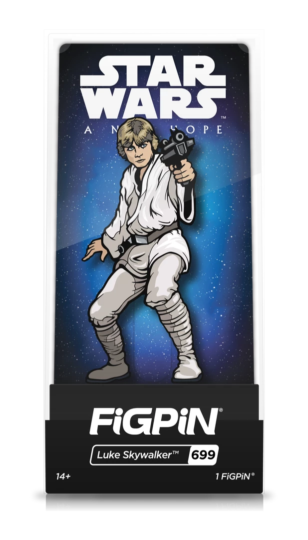 FiGPiN Star Wars A New Hope Luke Skywalker W/Blaster
