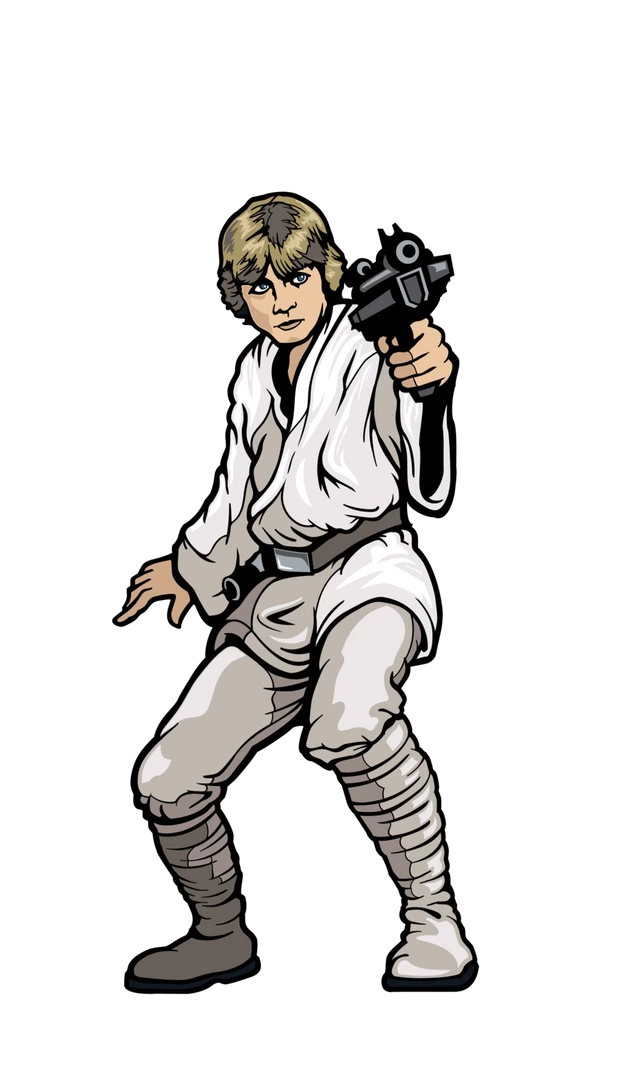 FiGPiN Star Wars A New Hope Luke Skywalker W/Blaster