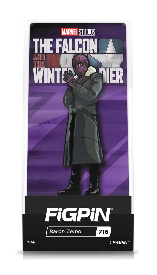 FiGPiN Marvel The Falcon And The Winter Soldier Baron Zemo Limited Edition