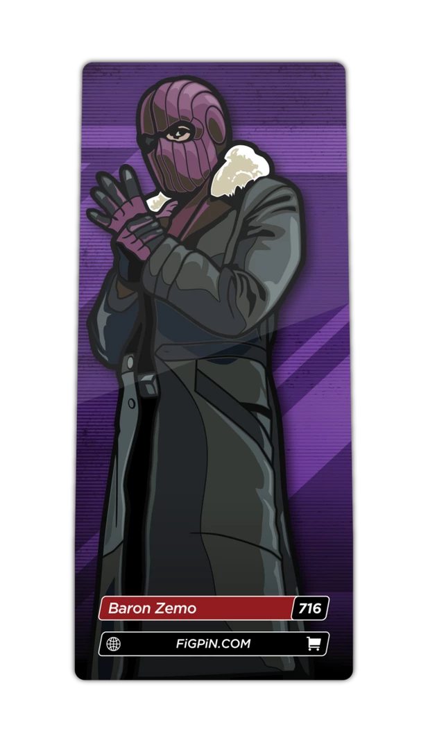 FiGPiN Marvel The Falcon And The Winter Soldier Baron Zemo Limited Edition