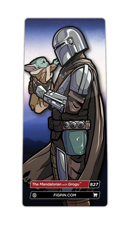 FiGPiN Star Wars The Mandalorian Holding Grogu