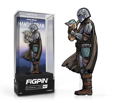 FiGPiN Star Wars The Mandalorian Holding Grogu