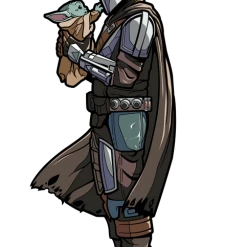 FiGPiN Star Wars The Mandalorian Holding Grogu