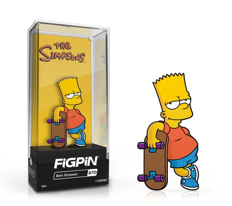 FiGPiN The Simpsons Bart W/Skateboard