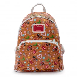 Loungefly Disney Gingerbread AOP Mini Backpack W/Ears Headband Set