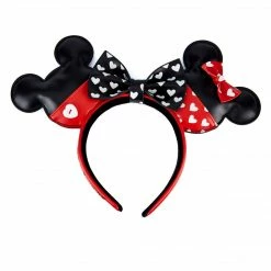 Loungefly Disney Mickey & Minnie Valentines Headband Ears