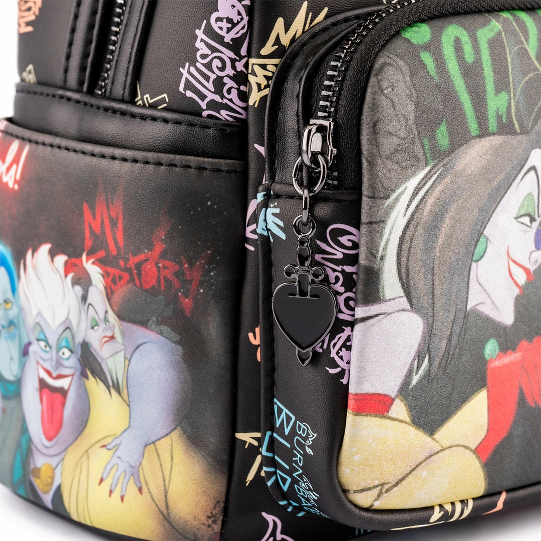 Loungefly Disney Villains Club AOP Mini Backpack