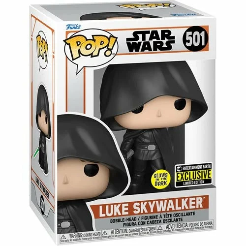 Funko Star Wars: The Mandalorian Luke Skywalker Glow In The Dark Pop! Vinyl Figure Exclusive
