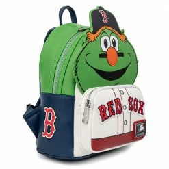 Loungefly MLB Boston Red Sox Wally The Green Monster Mascot Cosplay Mini Backpack