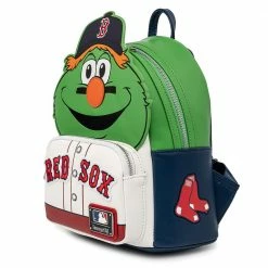 Loungefly MLB Boston Red Sox Wally The Green Monster Mascot Cosplay Mini Backpack