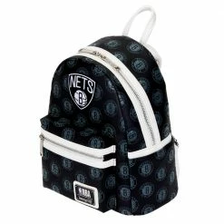 Loungefly NBA Brooklyn Nets Logo Mini Backpack