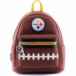 Loungefly NFL Pittsburg Steelers Pigskin Logo Mini Backpack