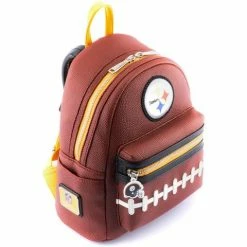 Loungefly NFL Pittsburg Steelers Pigskin Logo Mini Backpack