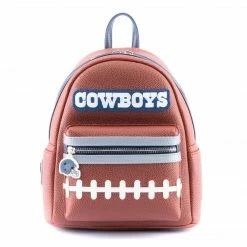 Loungefly NFL Dallas Cowboys Pigskin Logo Mini Backpack