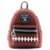 Loungefly NFL Las Vegas Raiders Pigskin Logo Mini Backpack