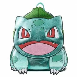 Loungefly Pokemon Metallic Bulbasaur Cosplay Mini Backpack