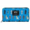 Loungefly Star Wars Action Figures All Over Print Wallet