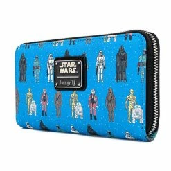 Loungefly Star Wars Action Figures All Over Print Wallet