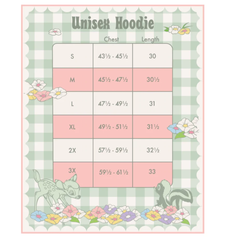 Loungefly Disney Bambi And Flower Print Hoodie