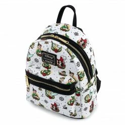 Grotto Treasures Exclusive - Loungefly Disney Peter Pan Tattoo Print Mini Backpack Exclusives