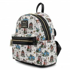 Exclusives Grotto Treasures Exclusive - Loungefly Disney Aladdin Tattoo AOP Mini Backpack