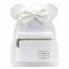 Loungefly Disney Minnie Sequin Wedding Mini Backpack