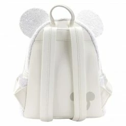 Loungefly Disney Minnie Sequin Wedding Mini Backpack