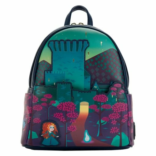 Pre-orders/Coming Soon (Coming Soon) Loungefly Disney Pixar Brave Princess Castle Series Mini Backpack