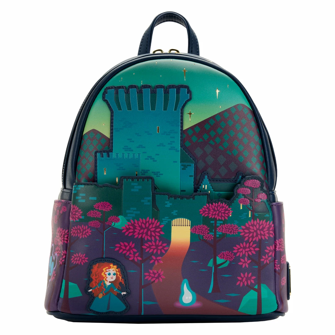 Pre-orders/Coming Soon (Coming Soon) Loungefly Disney Pixar Brave Princess Castle Series Mini Backpack