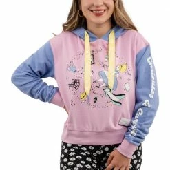 In Stock Loungefly Disney Alice In Wonderland Rabbit Hole Crop Hoodie