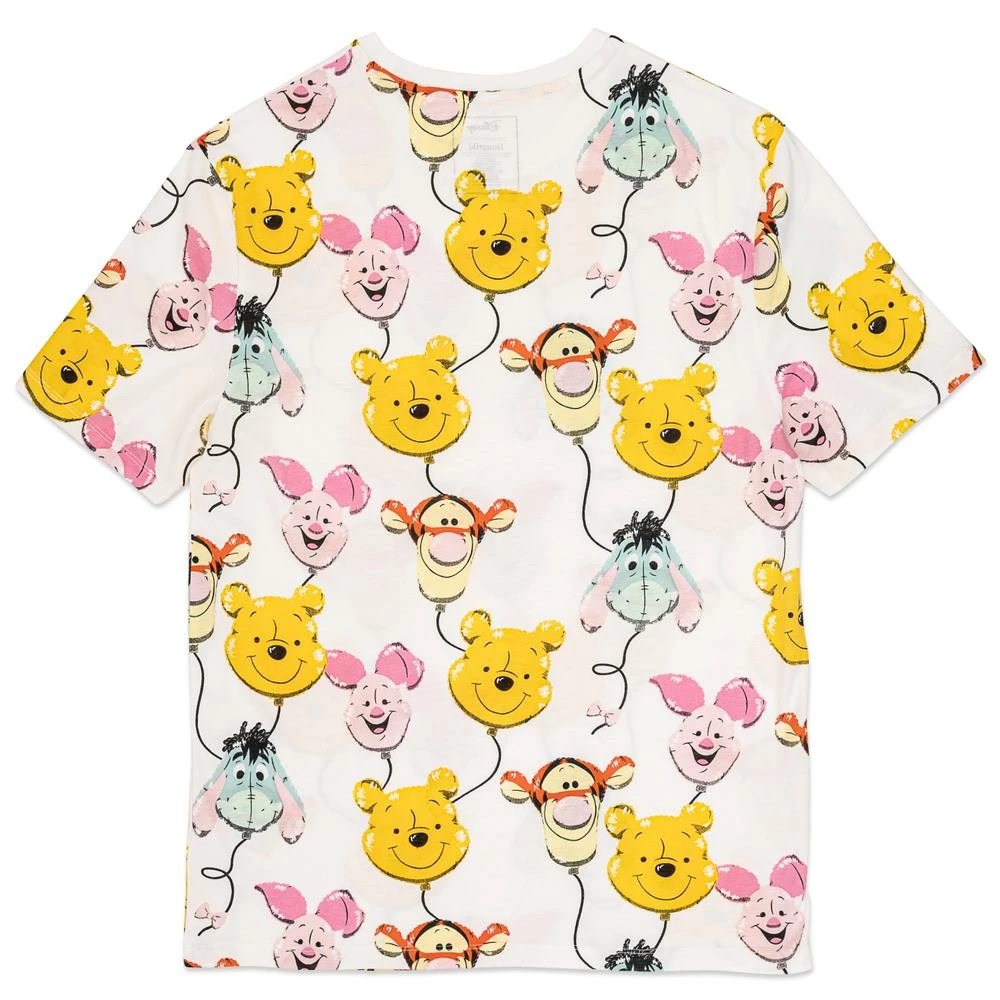 Loungefly Disney Winnie The Pooh & Friends Balloons Print Tee In Stock