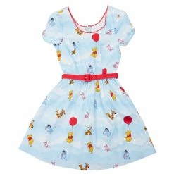Stitch Shoppe By Loungefly Disney Winnie The Pooh Up In The Clouds "Laci" Dress In Stock