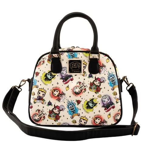 Loungefly Pop! Disney Villains Tattoo AOP Crossbody