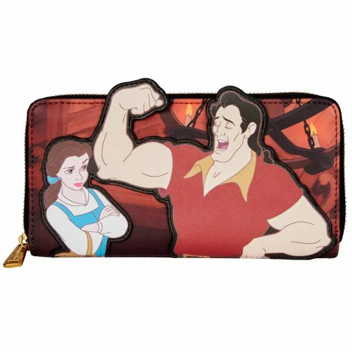 Loungefly Disney Villains Scene Beauty And The Beast Gaston Wallet