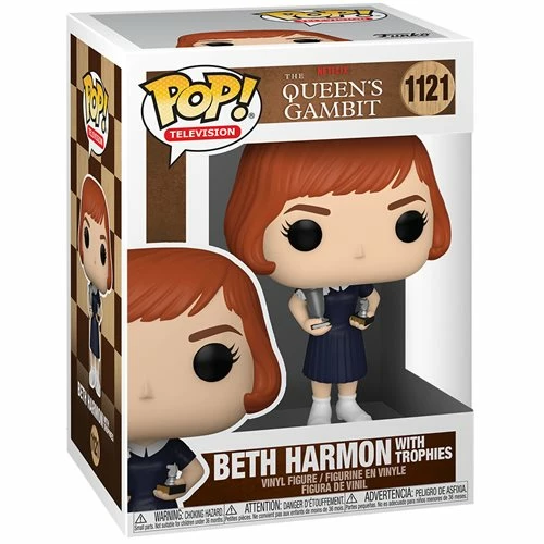 Funko Netflix Queen Gambit Beth Harmon W/Trophies Pop! Vinyl Figure