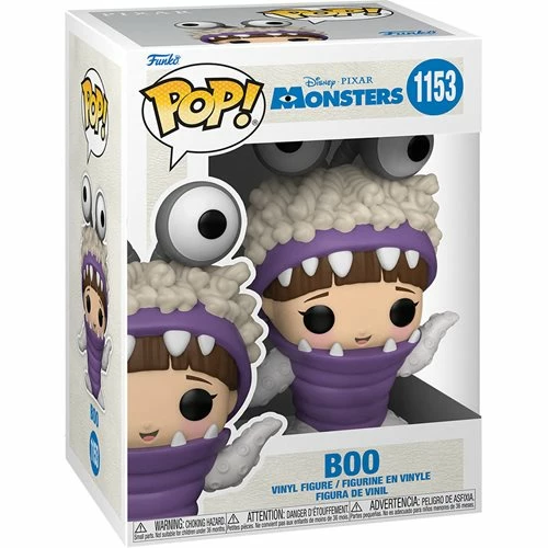 Funko Disney Pixar Monsters Inc 20th Anniversary Boo W/Hood Up Pop! Vinyl Figure