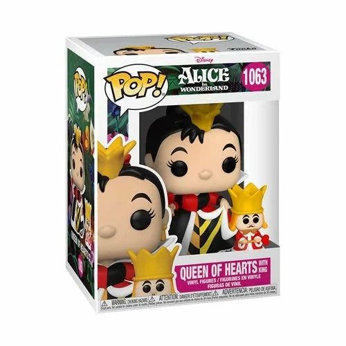 Funko Disney Alice In Wonderland 70th Anniversary Queen Of Hearts W/King Pop! Vinyl Figure Pop! Vinyls