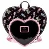 Loungefly Valfre Double Heart Mini Backpack